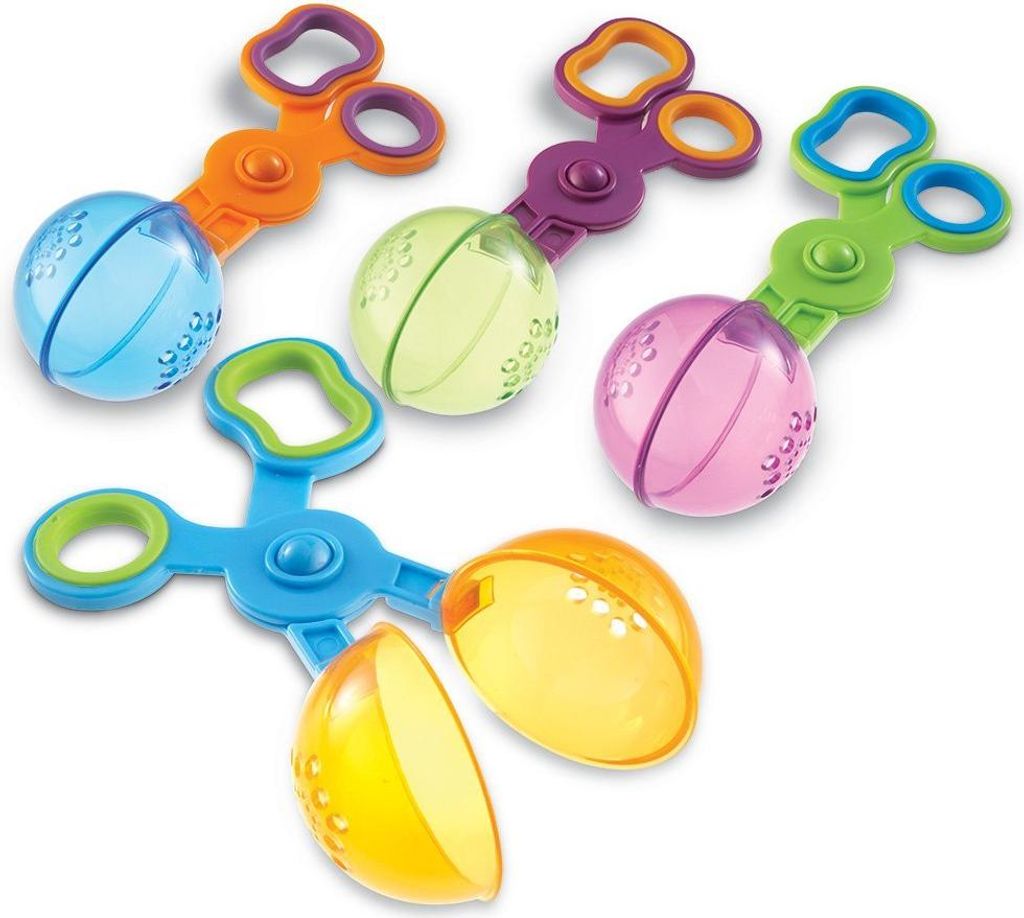 Learning Resources Montessori Spielzeug Handy Scoopers 4 Stück Motorik
