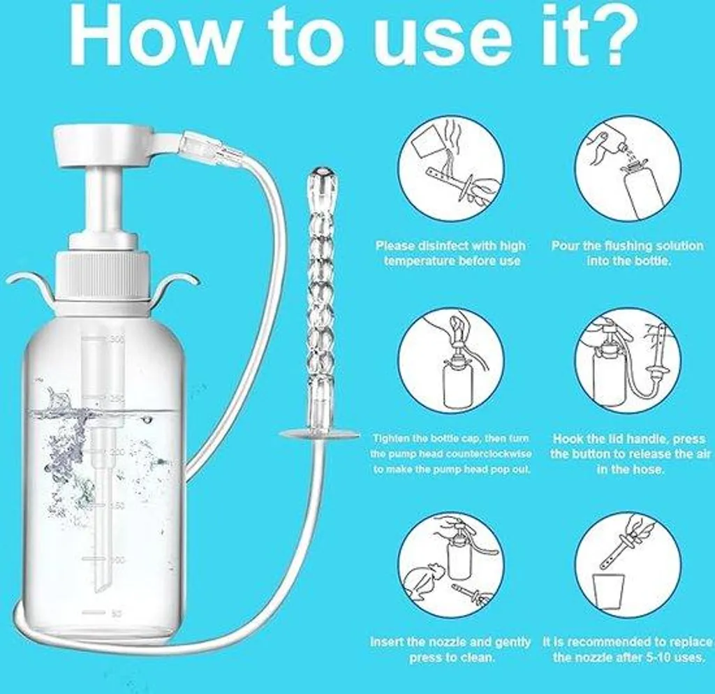 Soulagement constipation avec ce kit lavement 330 ml à usage unique
