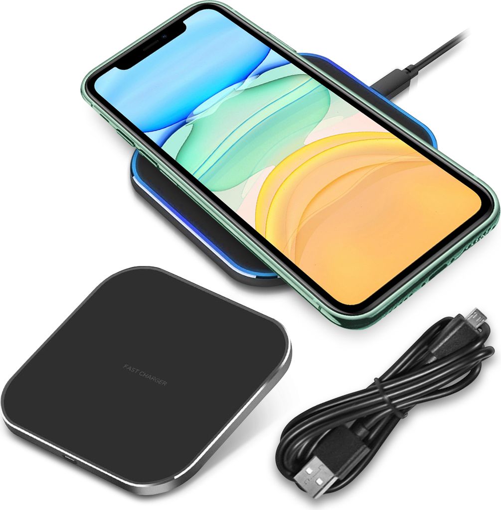 Induktives Ladegerät für Apple iPhone 11 für QI Wireless Ladestation Kabellos