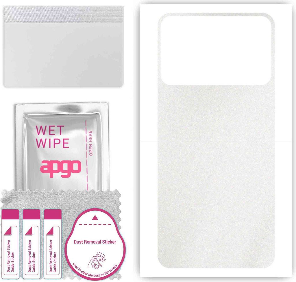 apgo Rückseite Schutzfolie, Skin, kompatibel mit Realme V30, Hinten Displayschutzfolie aus Vinylfolie, kratzfest, einfache Montage - Matt Transparent