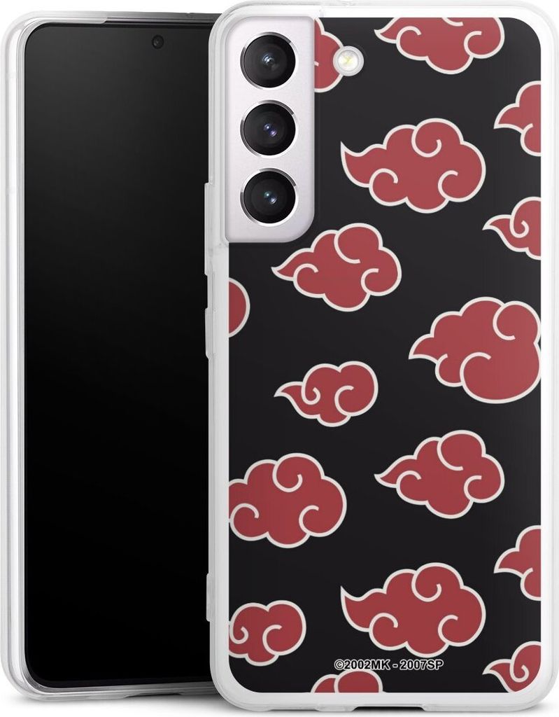 DeinDesign Slim Hülle für Samsung Galaxy S22 Silikon Case Ultra Dünn Handyhülle Naruto Shippuden Offizielles Lizenzprodukt Akatsuki
