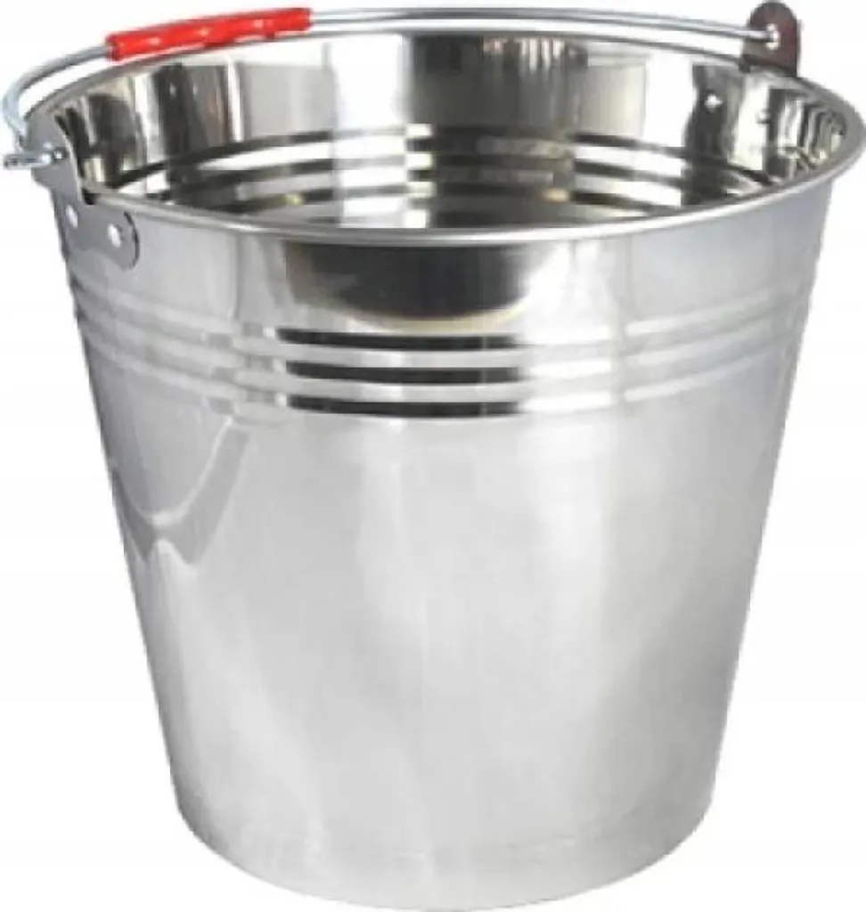 Seau métal 5L pour chantier et atelier : transport facile et fiable