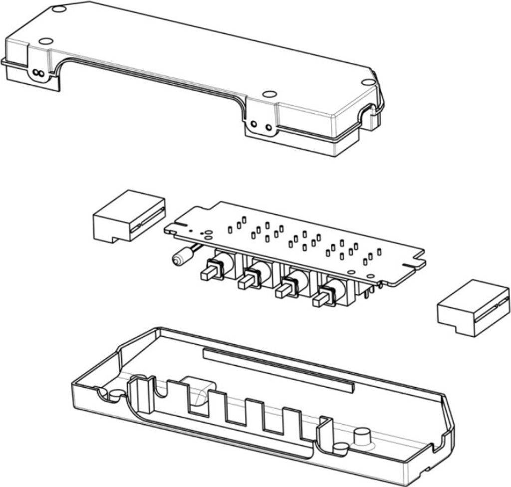 FRANKE 133.0056.052 ET Haube Steuermodul M8 / Bedienelement