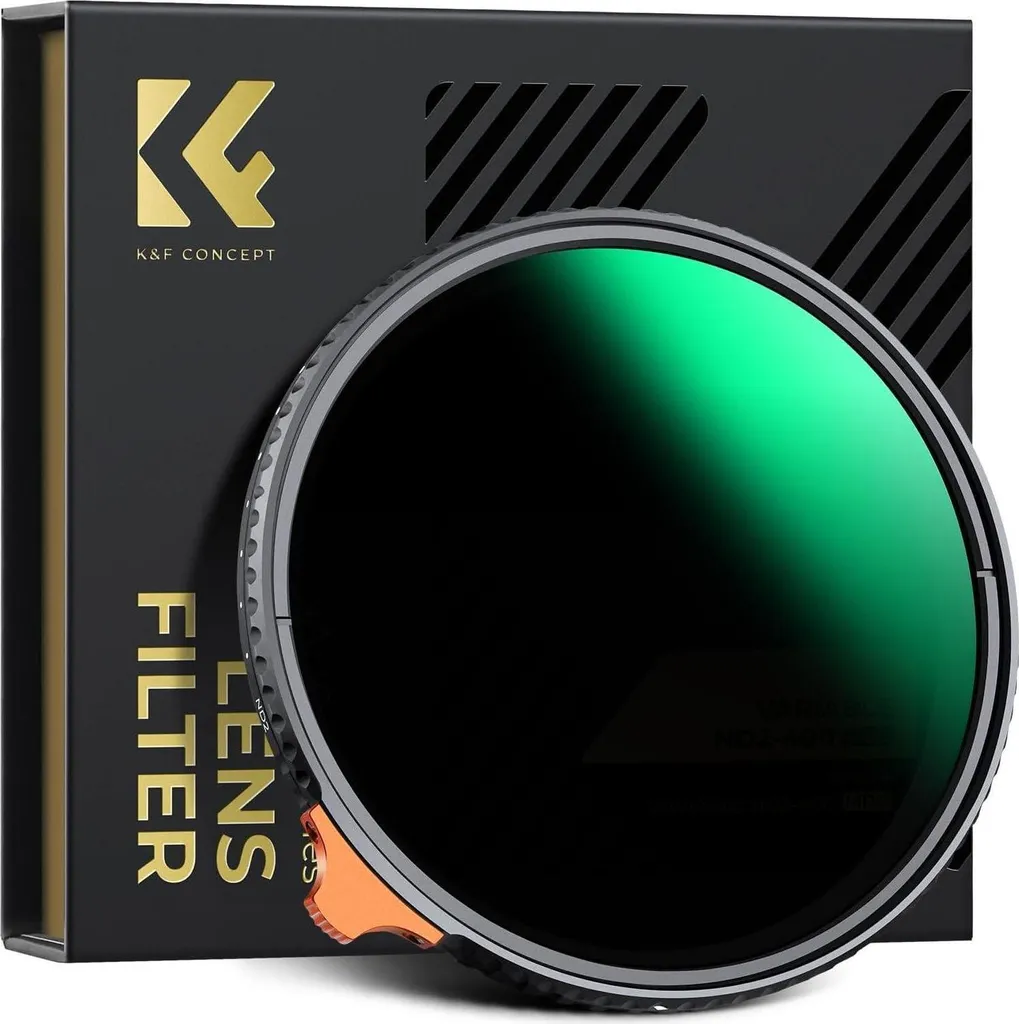 Filtre à Densité Neutre Variable 82mm pour Objectif Photo et Vidéo Reflex