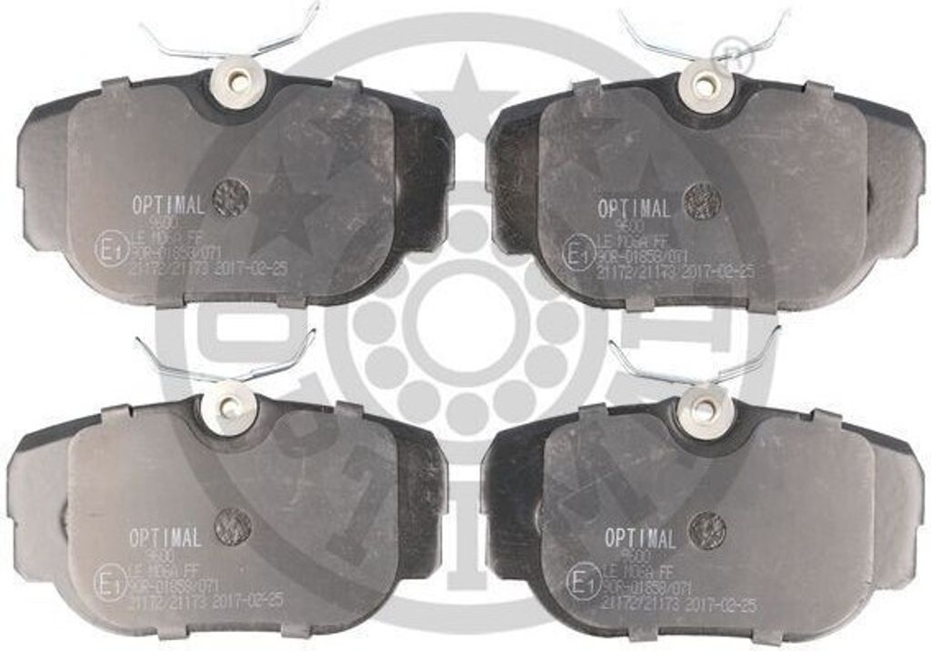OPTIMAL Bremsbeläge Satz Vorne Bremsklötze für BMW 3 Limousine (E30) BP-09600