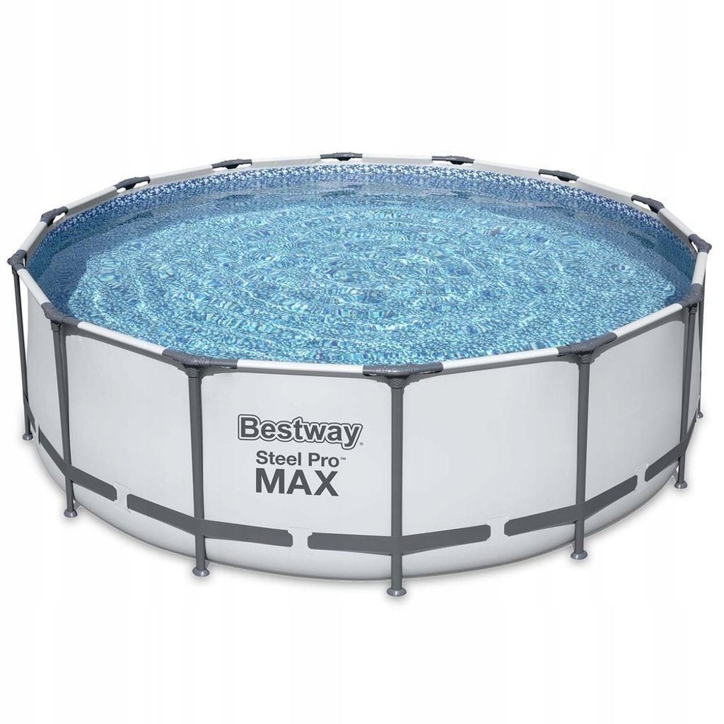Bestway Steel Pro MAX Frame Pool 457 x 122 cm Komplett-Set