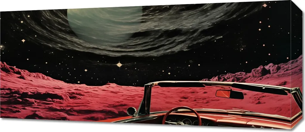 Quadro Moderno 70x30 cm - Design Esclusivo Da Qualche Parte Lontano