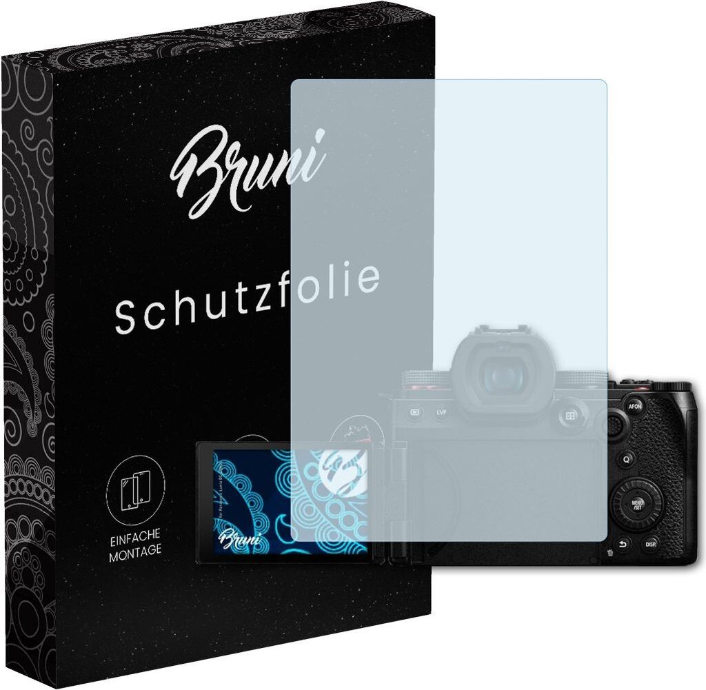 Bruni Basics-Clear 2x Schutzfolie kompatibel mit Panasonic Lumix DC-G9M2L Folie