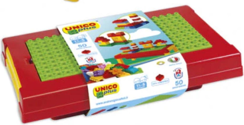 Unico Bausteine Klappspieltisch 50-teilig