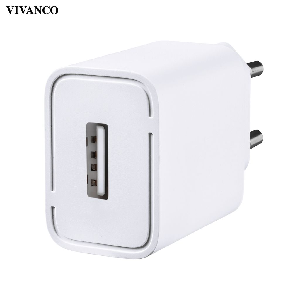 ViVanco CHARGVVUSB2.4AW, Drinnen, AC, 5 V, Weiß