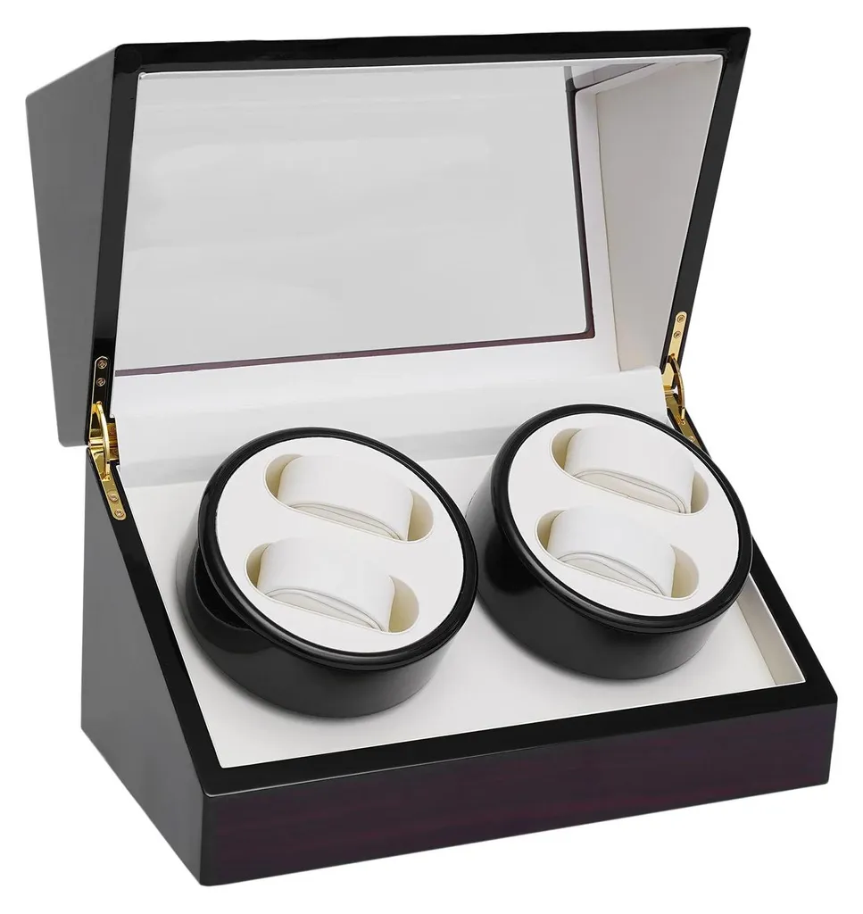 Boîte de Rangement Watch Winder pour Montres de Collection en Cuir - 2