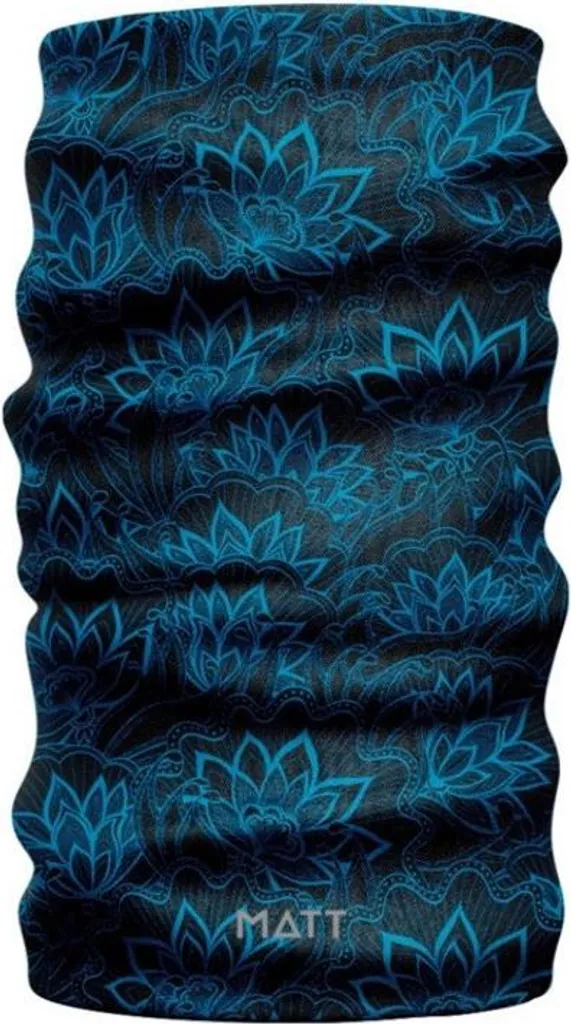 Sciarpa MATT Coolmax ECO Blau Floreale: Performance e Sostenibilità