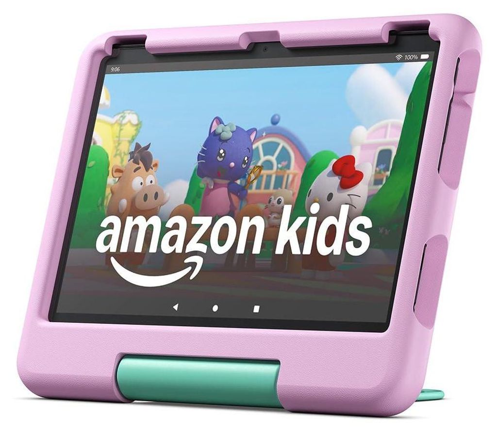 Amazon Fire HD 10 Kids Tablet 2023, 25,6 cm (10,1 Zoll) Full HD Display (1080p), 32 GB Speicher, kindgerechte Hülle in Rosa