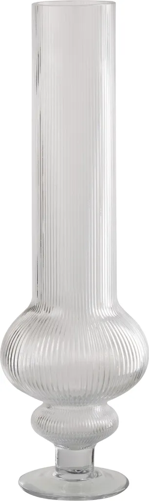 Vase Transparent J-Line Ada Grand Format pour Bouquets et Centre Table