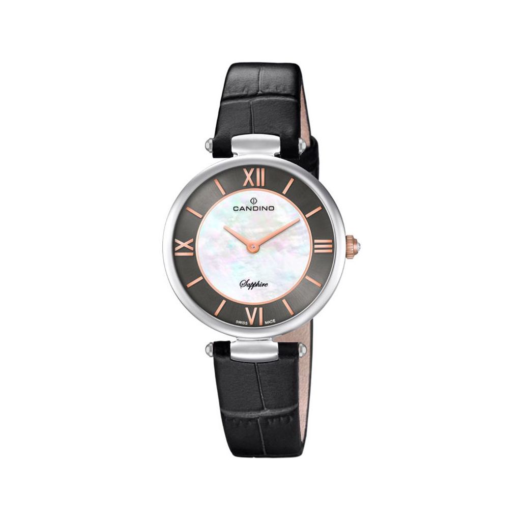 Candino Damen Uhr C4669/2 Armbanduhr Lederarmband