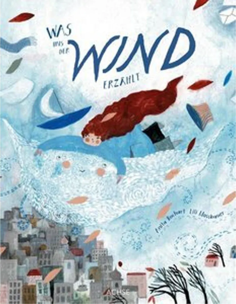 Livre de littérature Was uns der Wind erzählt - Grand format broché