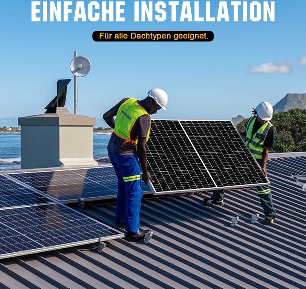 Solarpanel Kit 400W 18V Monokristallin mit 40A Ladegerät Produktbild 14