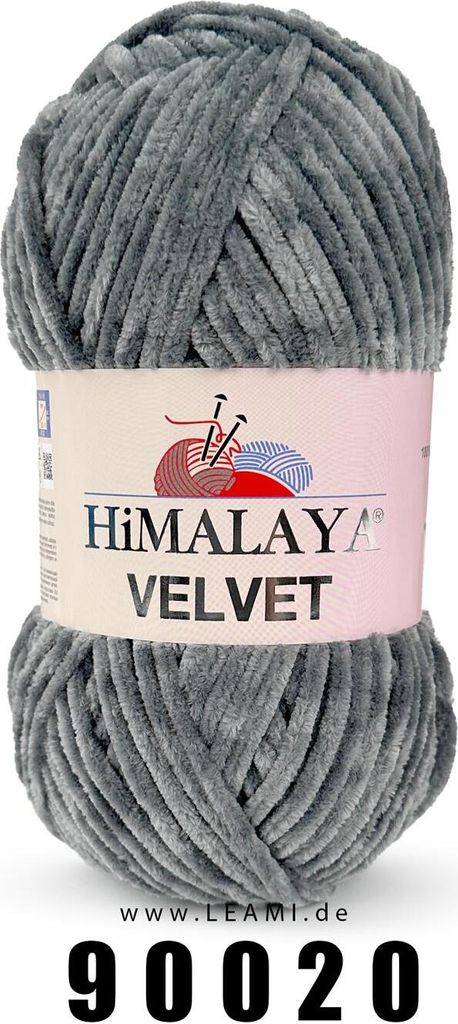 Himalaya VELVET (100g/120m) 90020 dunkelgrau Produktbild 
