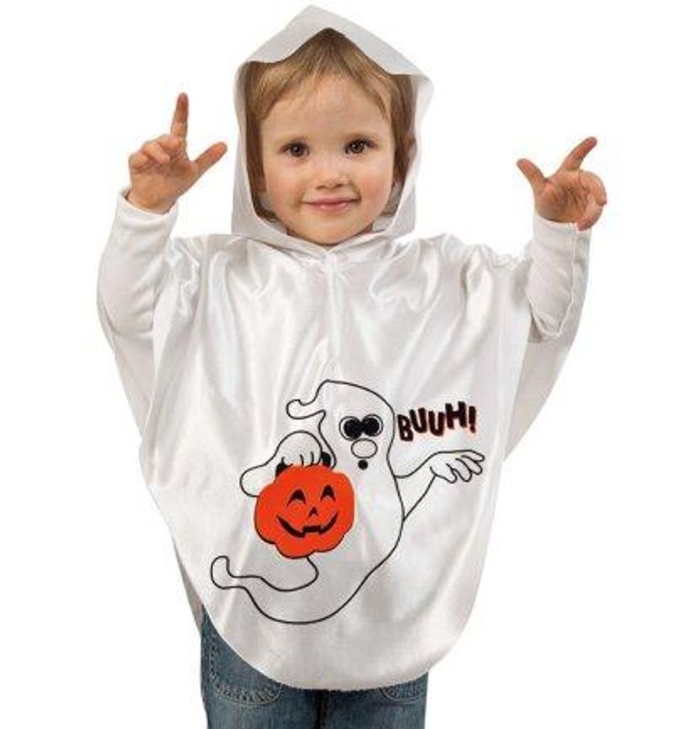 Geisterkostüm für Kinder Cape mit Kapuze Gespenst Produktbild 