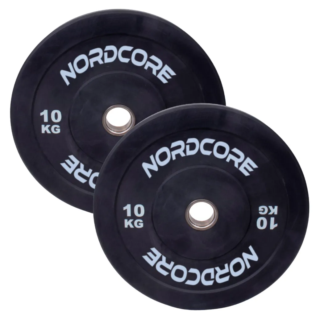 Paire de Disques Olympiques Bumper Plates Core Nordcore de 5 à 25 kg