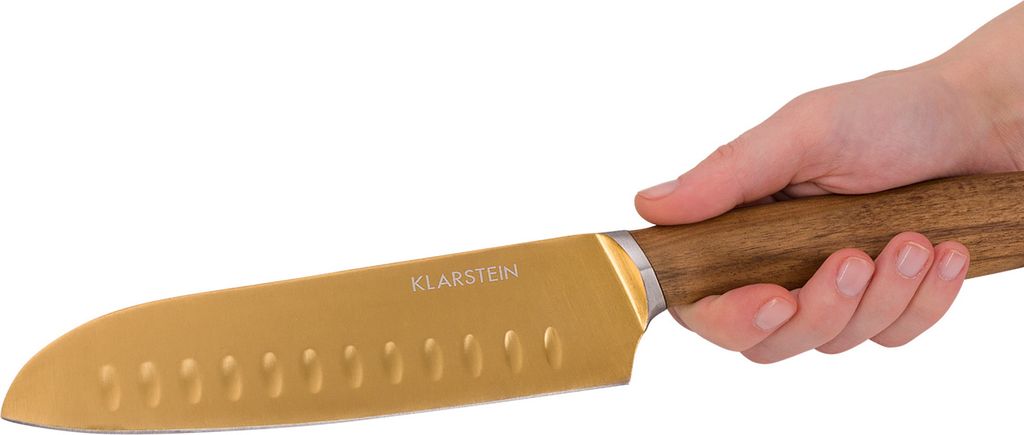 Kazuno Messerset 7 Teile magnetischer Block PVD Produktbild 