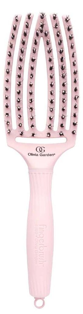 Olivia Garden – Fingerbrush Care Iconic Boar & Nylon Pink M Productafbeelding 