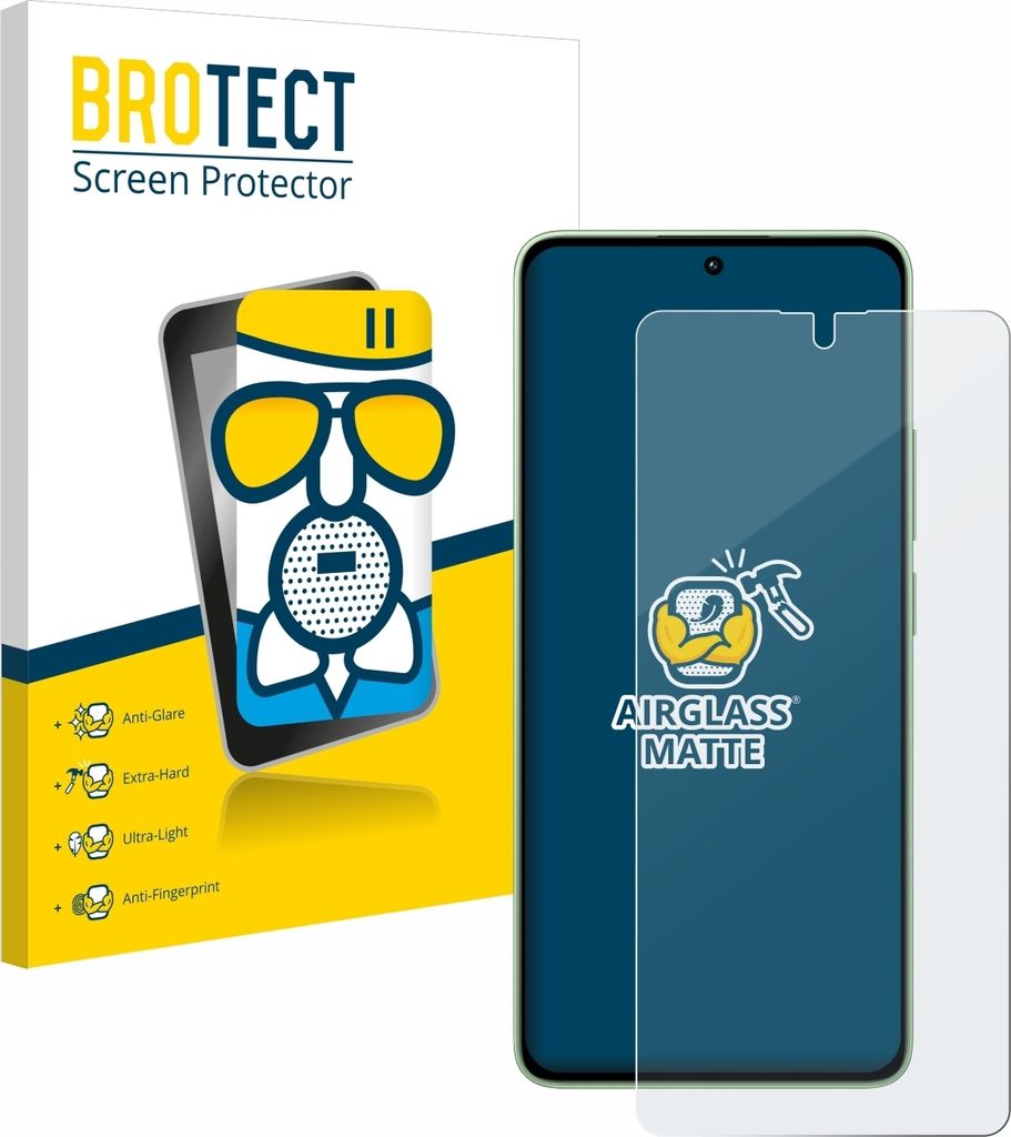 BROTECT Entspiegelungs Schutzglas für Xiaomi Redmi Note 13 Schutzfolie Panzer Folie Glas Display Schutz matt