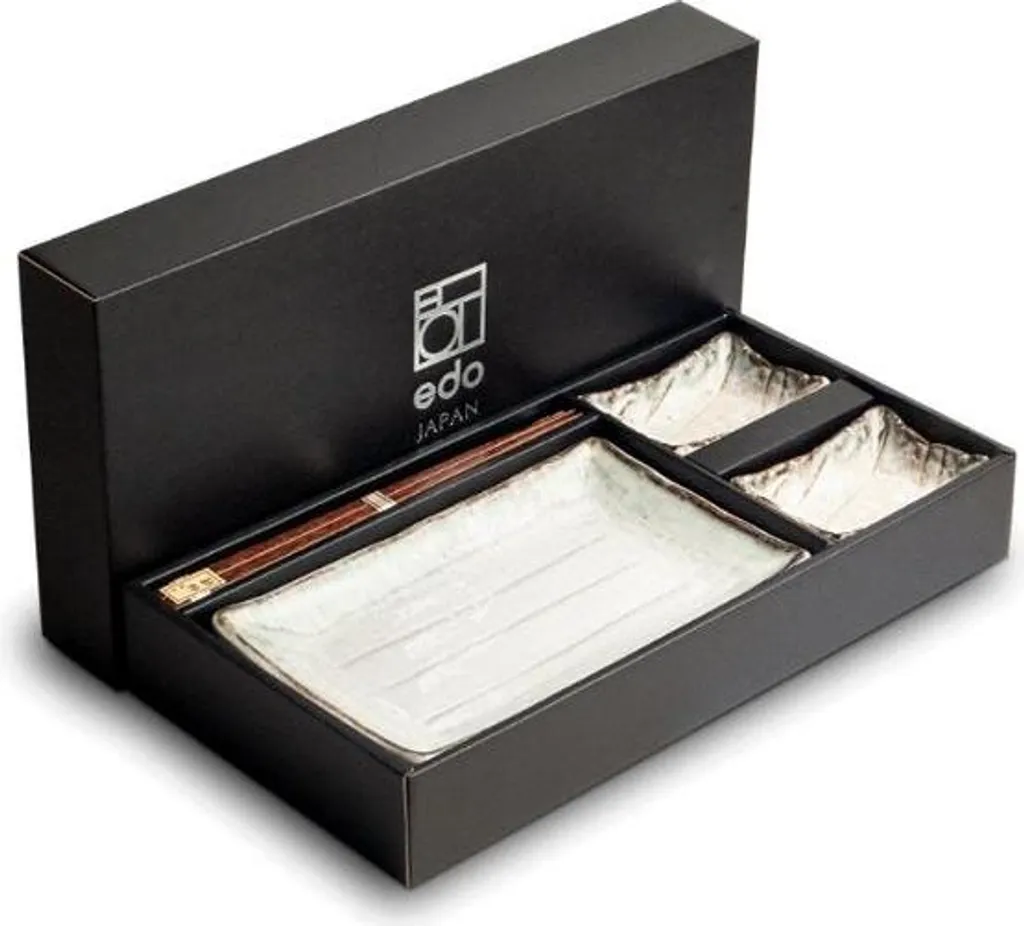 Set Sushi 2 Persone Edo Japan Tsuno Crema | Design Zen & Microonde