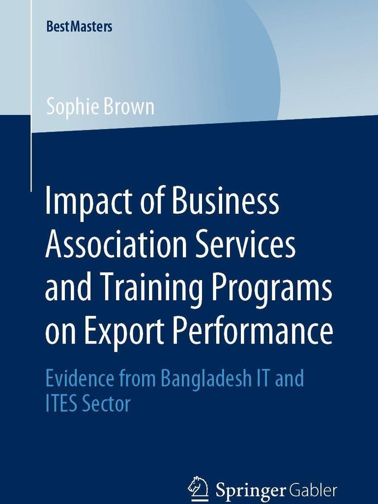 Impact of Business Association Services and Training Programs on Export Performance