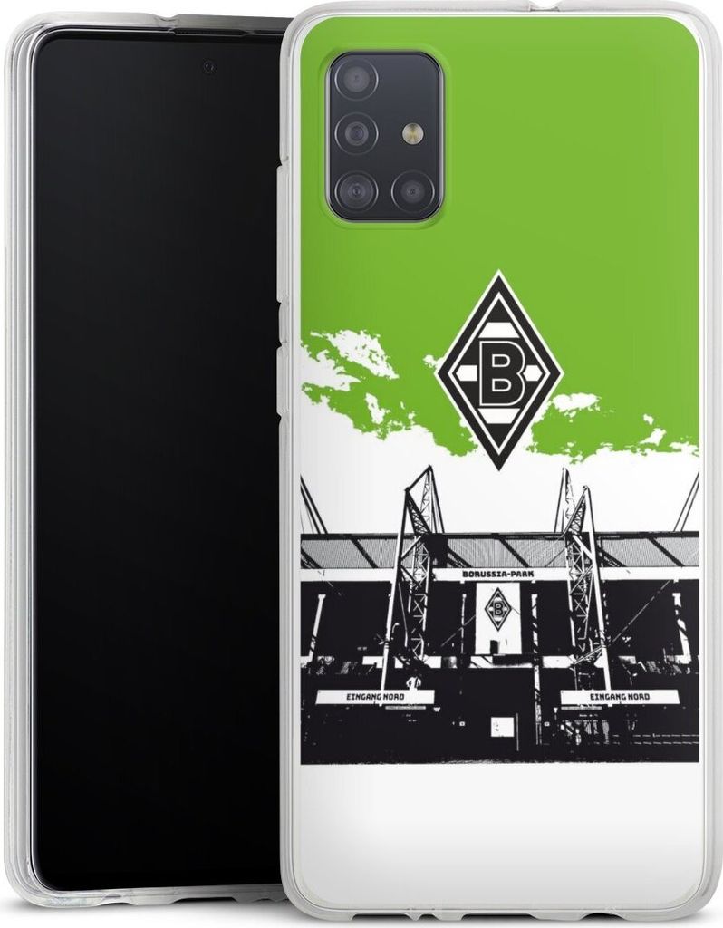 DeinDesign Handyhülle für Samsung Galaxy A51 Silikon Hülle Case Smartphone Schutzhülle Borussia Mönchengladbach Fanartikel Stadion