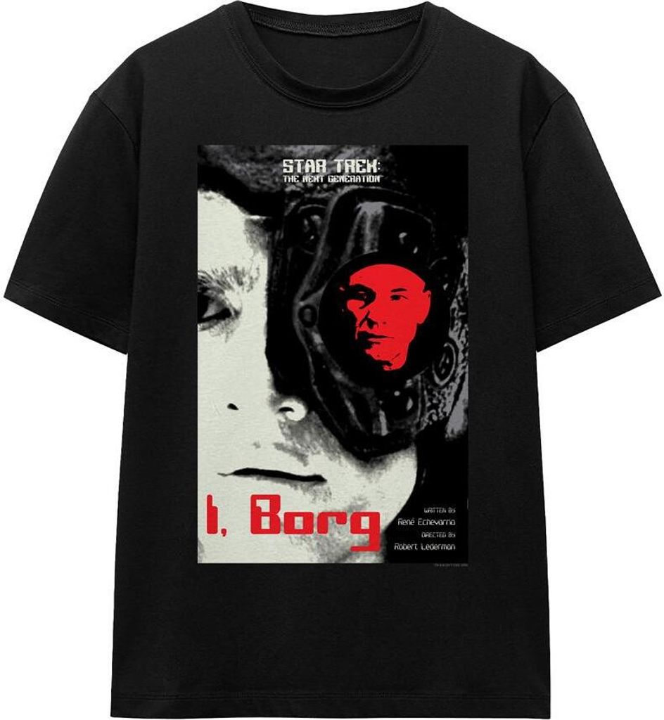 Star Trek - "The Next Generation Season 5 Episode 23" T-Shirt für Herren/Damen Uni TV16517 (XL) (Schwarz)
