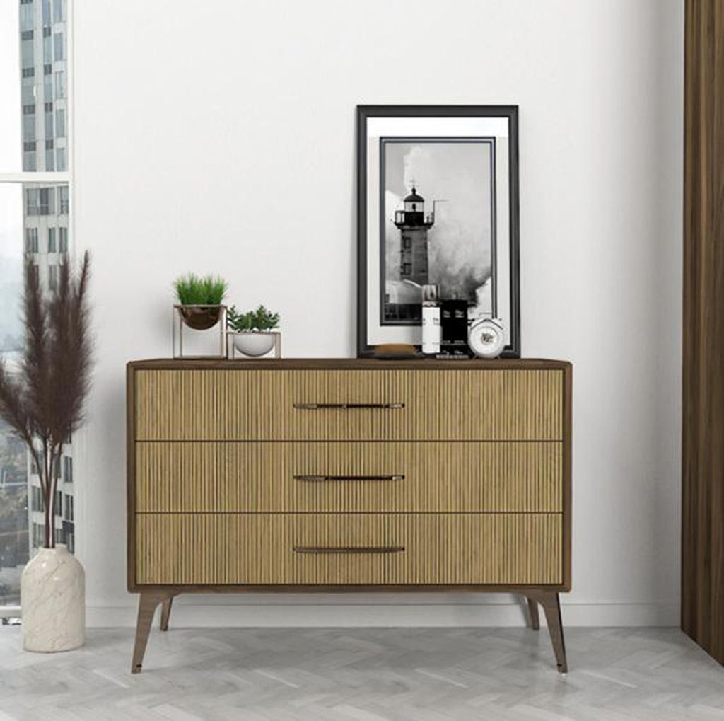 Luxus Kommoden Stilvolle Braun Moderne Möbel Schlafzimmer Holz Anrichte