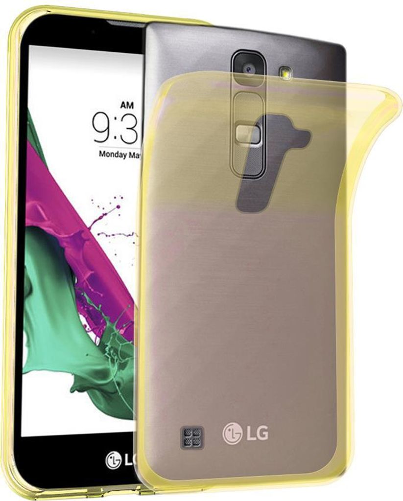 Cadorabo Hülle für LG G4C / G4 MINI / MAGNA Schutz Hülle in Gelb Schutzhülle TPU Silikon Cover Etui Case