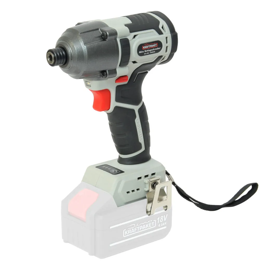Dino KRAFTPAKET 18V-180Nm-1/4“ hex-900W 130233 Cordless screwdriver 18 V brushless, w/o battery, w/o charger