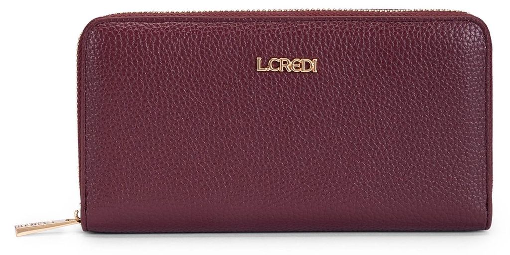 L.CREDI portafoglio Perla Zip Around Wallet Cherry Shade Immagine del prodotto 