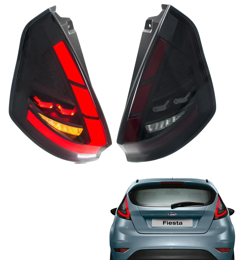 Feu arrière pour Fiesta MK7 2008-2019 avec clignotants séquentiels 12V