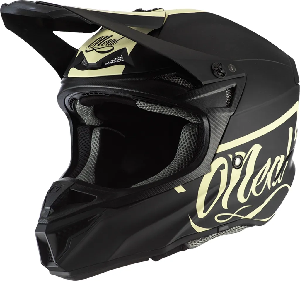 Casque O'NEAL 5SRS Reseda Noir Beige XL Protection Totale Choc et Buée