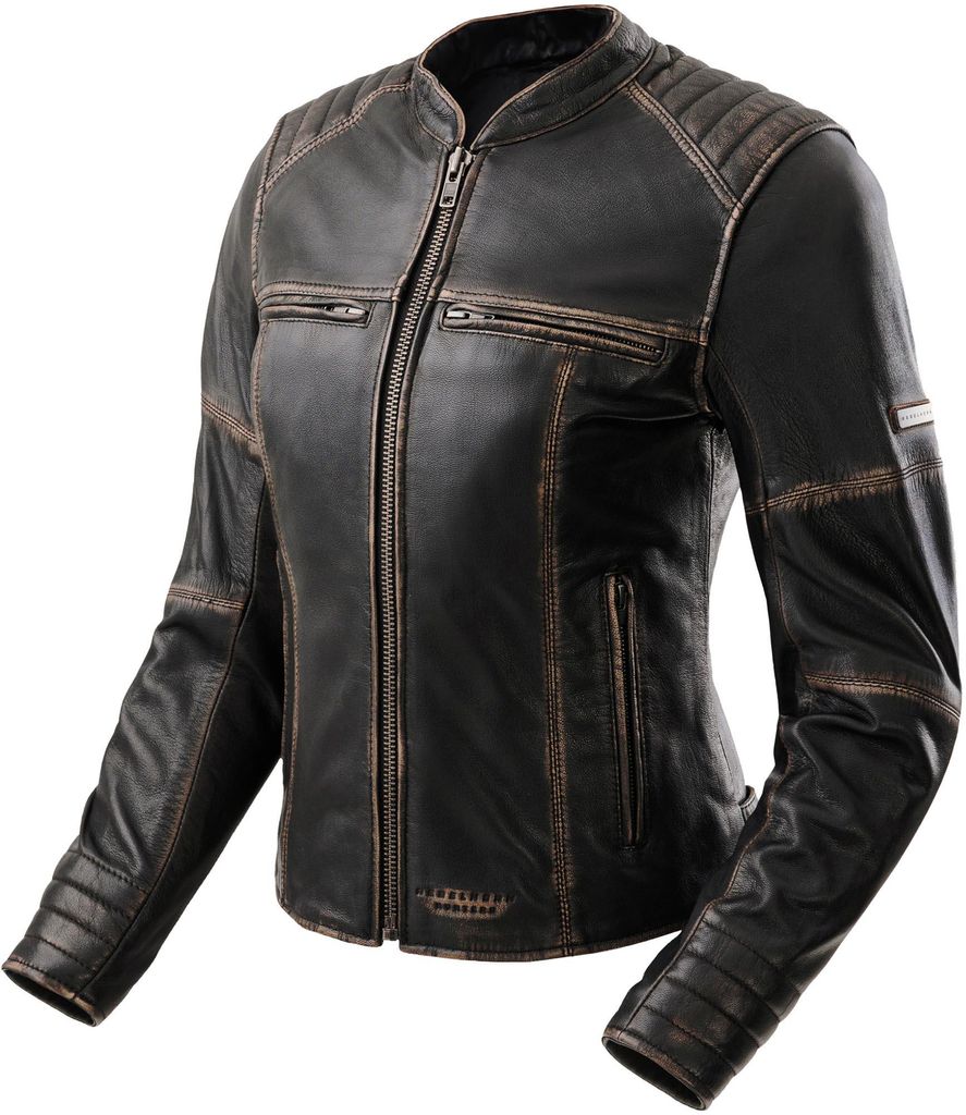 Rebelhorn Hunter 2 Damen Motorrad Lederjacke, vintage Produktbild 