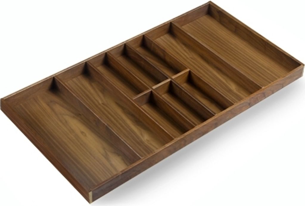 Besteckeinsatz NUSSBAUM 100er Schubl. B 918 x T 472 mm passend für BLUM Legra 19 mm Schubladen