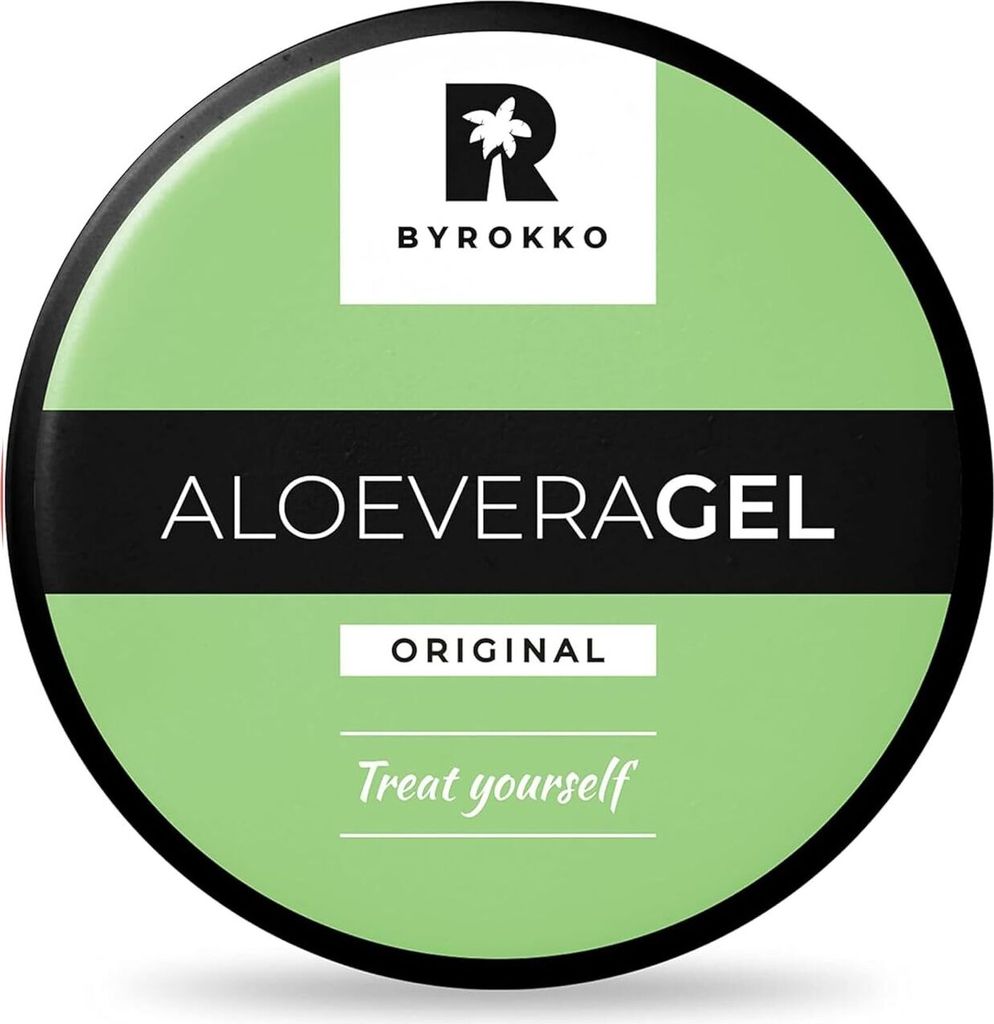 BYROKKO Aloe Vera Gel, After sun Lotion, schnell einziehendes, kühlendes After-Tanning-Gel, spendet intensiv Feuchtigkeit (215ml)
