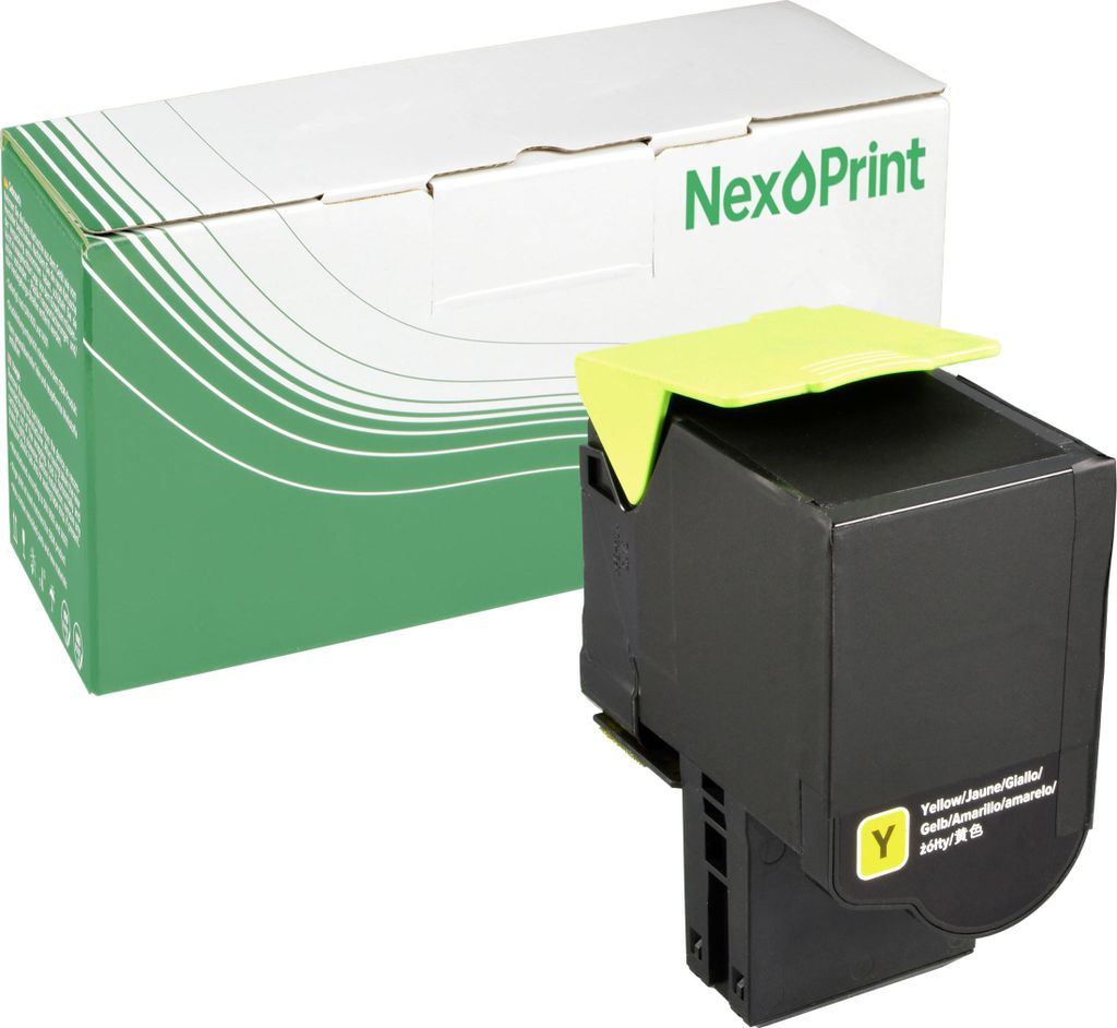 Toner kompatibel zu Lexmark C2320Y0 Yellow MC 2640 adwe MC 2535 adwe MC 2425 adw MC 2325 adw C 2535 dw