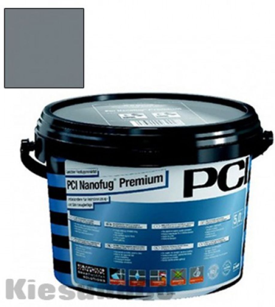 PCI Nanofug Premium 5kg Flexfugenmörtel Nr. 19 basalt Produktbild 