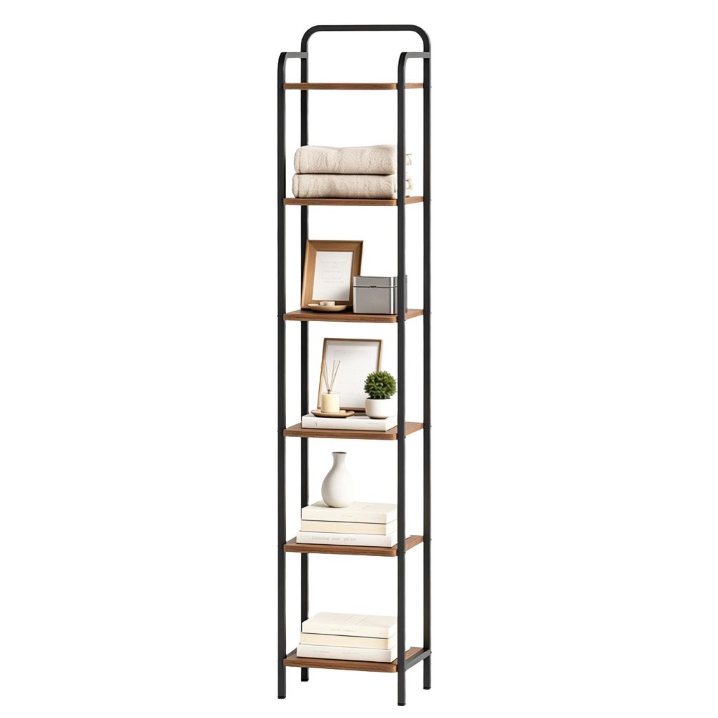 Schmales Regal 6 Ebenen, 30 x 33 x 166 cm, Produktbild 