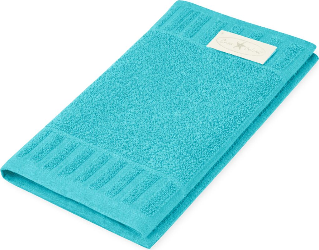 Casa Colori Frottier Seiftuch 30x30cm 30 x 30 cm petrol Produktbild 