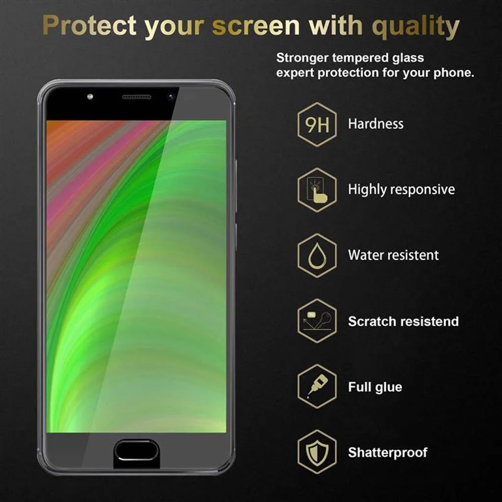 Cadorabo Vetro Temperato per Wiko U Feel Prime - Pellicola Protettiva - 2