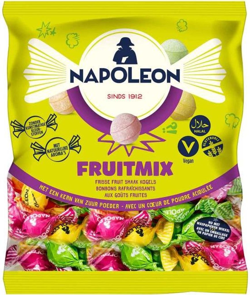 Bonbons Napoléon Fruitmix sachet de 1000g (poudre de Image du produit 