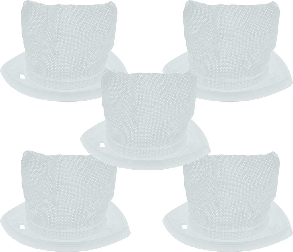 vhbw 5x Staubsaugerfilter kompatibel mit Black & Decker Dustbuster NVB215, NVB115W, NVB215WAN, NVB215W Staubsauger - Schmutzfilter, Filtereinheit