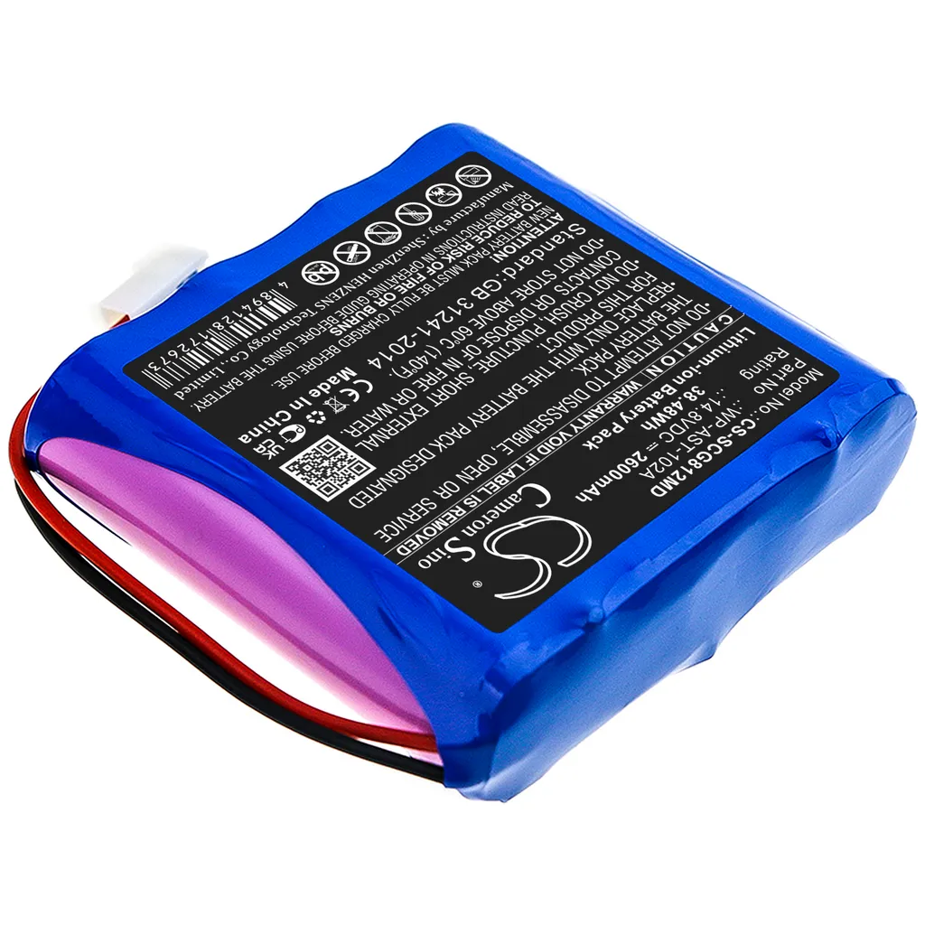 Batterie de Rechange OSEN ECG-8112 - Corrige l'Erreur WP-AST-102A HS