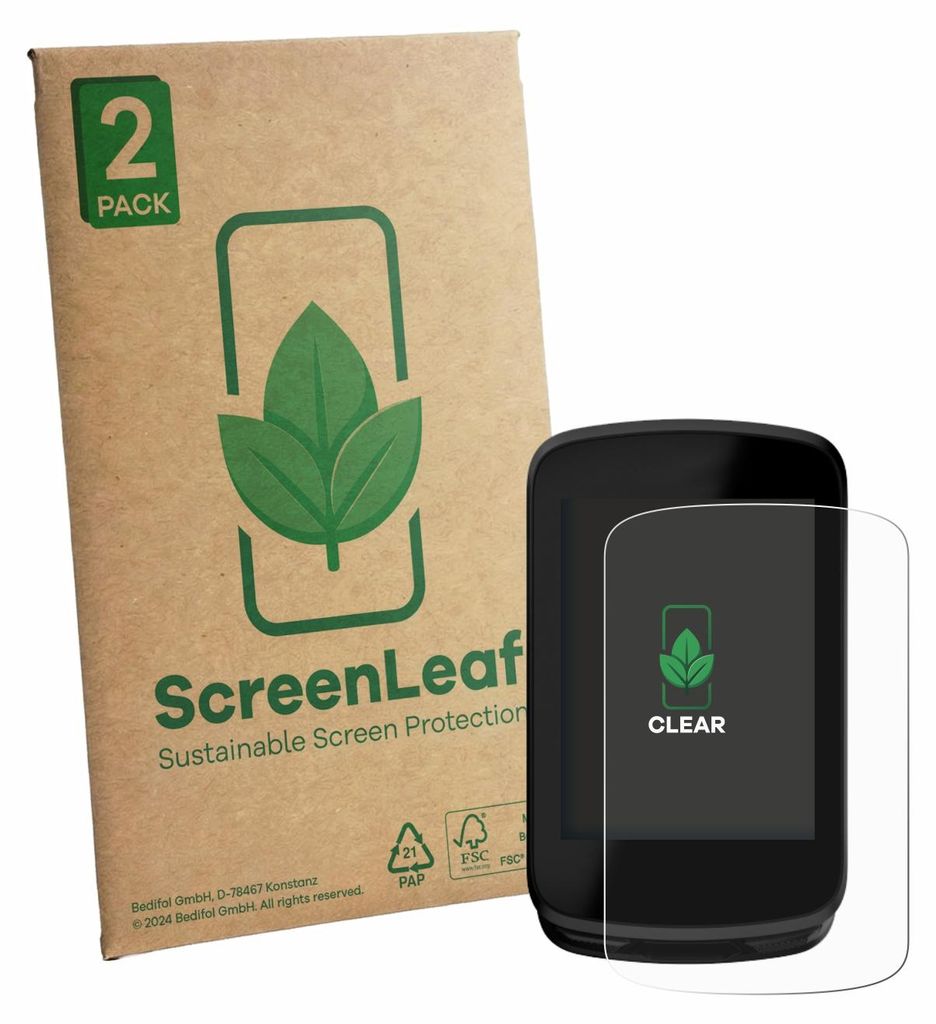 2x ScreenLeaf Schutzfolie für Magene C606 V2 nachhaltiger Displayschutz Display Schutz Folie Klar Transparent