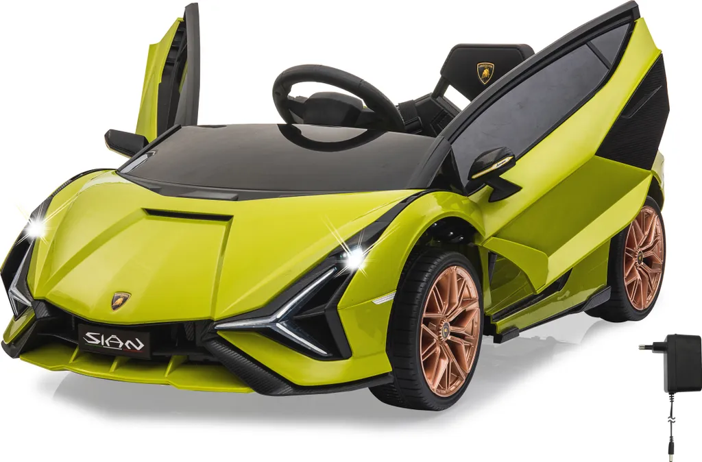 Lamborghini Enfant 12V Vert FKP 37 : Cadeau Idéal pour Jouer Dehors - 8